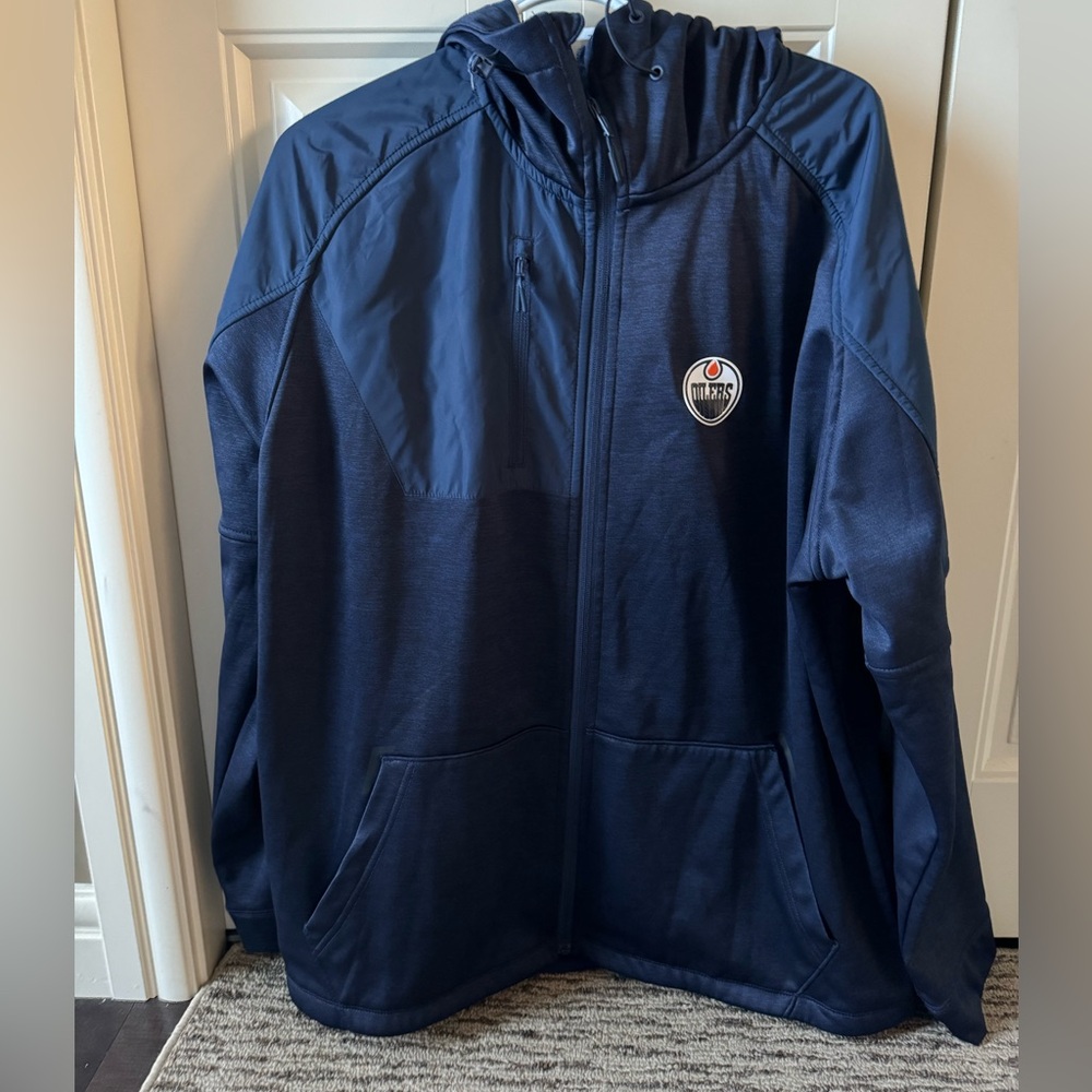 Edmonton Oilers Navy Blue Hoodie